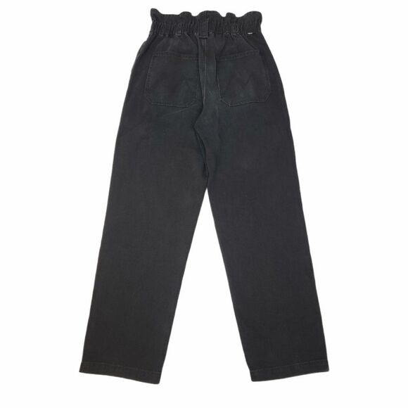 Mother High Rise Paperbag Waist The Yoyo Ruffle Greaser Ankle Jeans - Picture 6 of 15